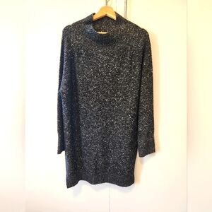 Sparkly knit sweater dress size L